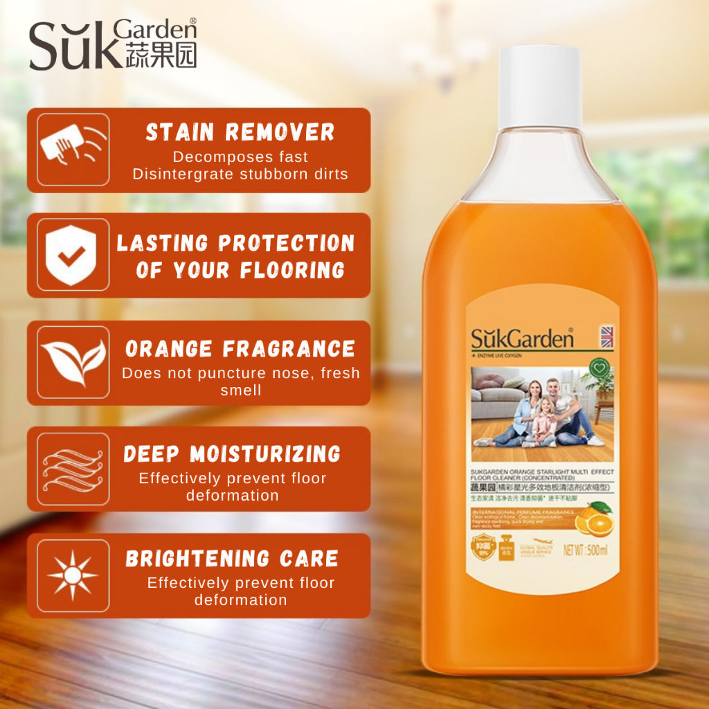 SukGarden Multi Effect Concentrated Floor Cleaner (Robot Vacuum Friendly) — product information 4