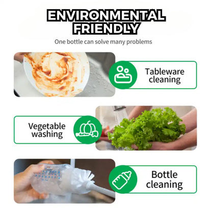 SukGarden Food Safe Plant Based Enzymes Fruits Vegetables Dishwashing Cleaning Liquid Detergent 0.8L — product information 3