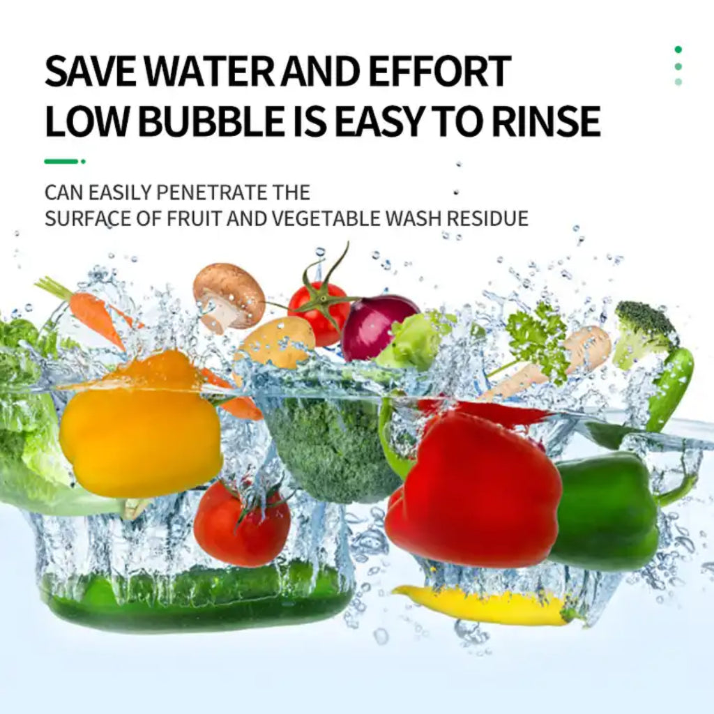 SukGarden Food Safe Plant Based Enzymes Fruits Vegetables Dishwashing Cleaning Liquid Detergent 0.8L — product information 4