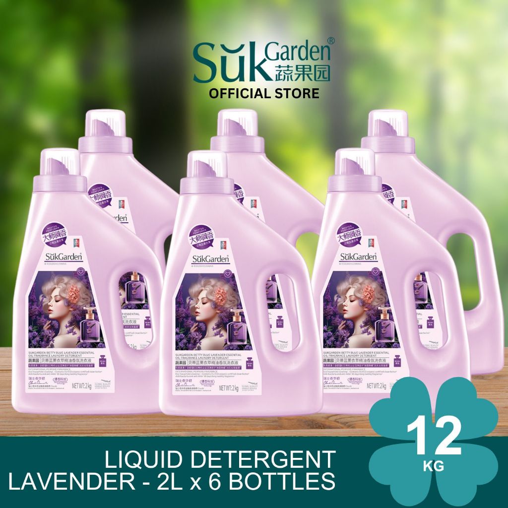 SukGarden Plant Based Essential Oil Liquid Detergent 2KG — product information 4