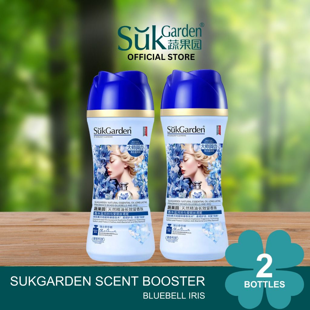 SukGarden Premium Plant Based Scent Booster Fragrance Beads Bluebell Iris / Rose Sakura 228G — product information 6