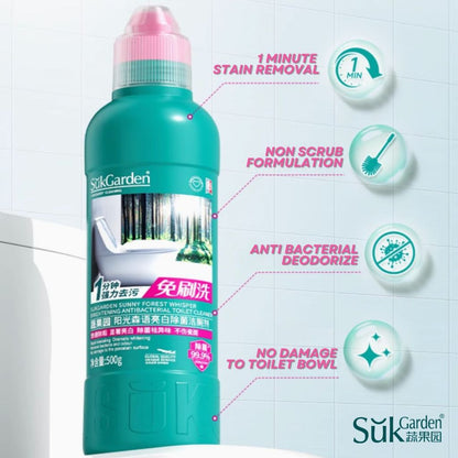 Sukgarden Non-Scrub Toilet Cleaner - Quick 1-Minute Descaling & Fresh Deodorizer — product information 4