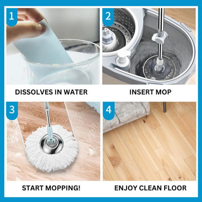 SukGarden Floor Cleaner Soluble Sheet Plant-based Concentrated Multi Purpose Cleaning Detergent 30pc — product information 2