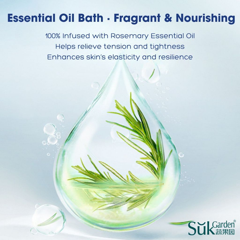 SukGarden Essential Oil Bright Smooth Hydrated Skin Body Wash 800g — 3 Bottles — product information 5