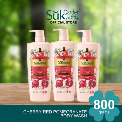 SukGarden Essential Oil Bright Smooth Hydrated Skin Body Wash 800g — 3 Bottles — product information 9